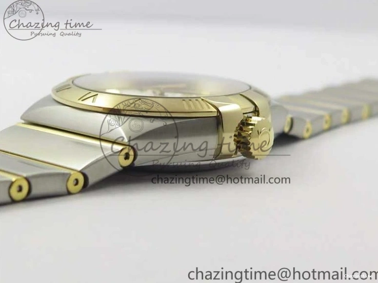 0115 Stylish Constellation 38mm SS RG VSF 1:1 Best Edition WhiteTextured Dial on SS RG Bracelet A8500 Super Clone 7921